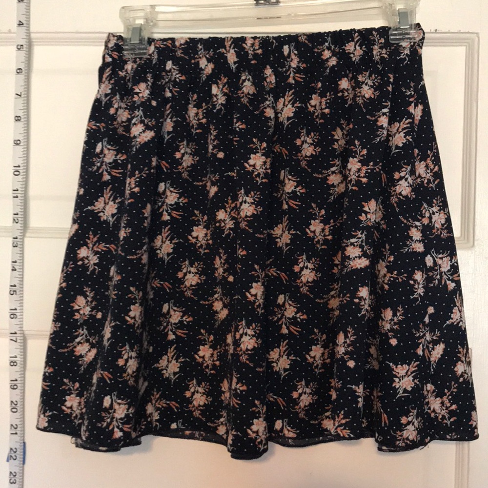Navy boho skirt